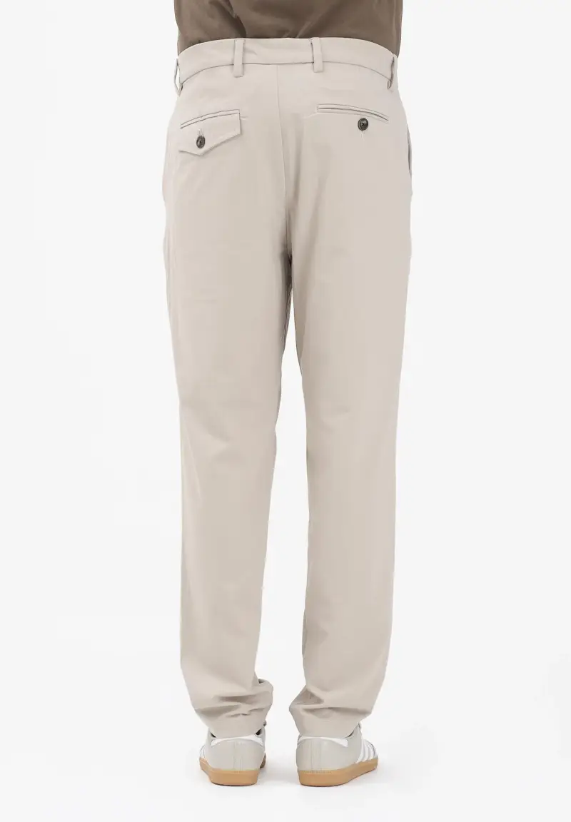Pantalone beige da uomo miniatura 3