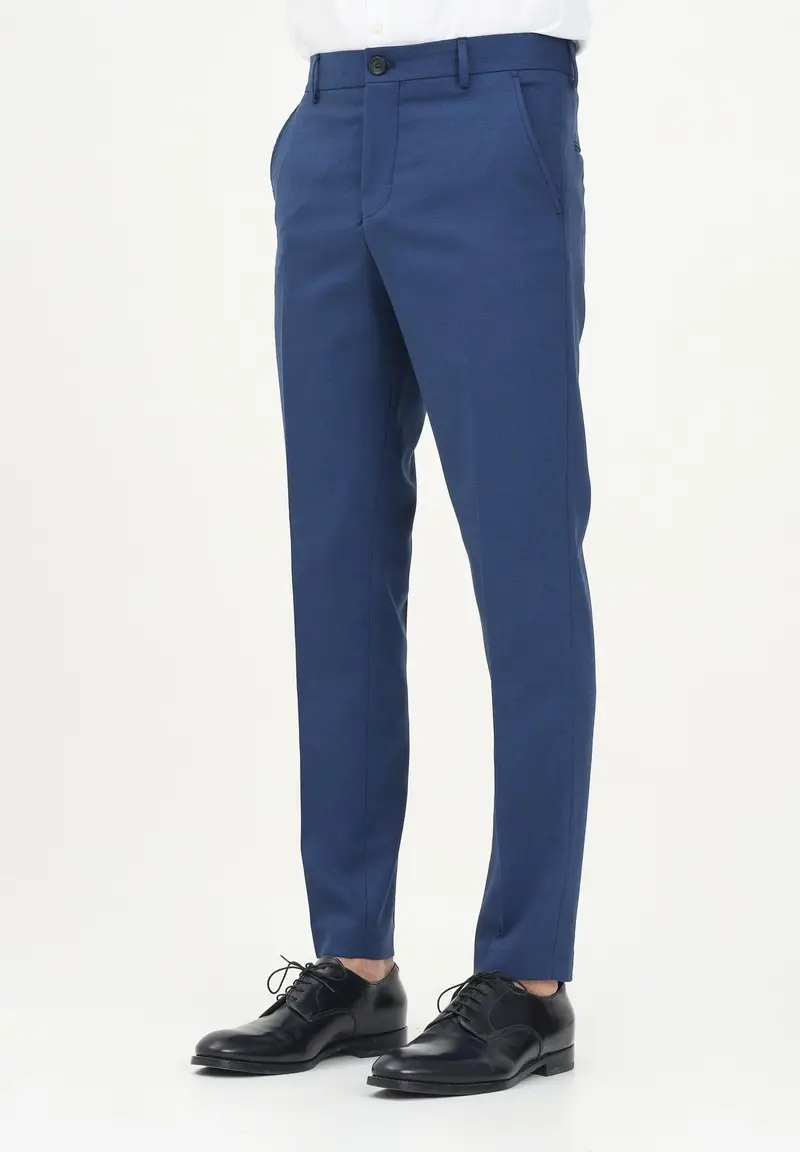 SELECTED HOMME Pantalone elegante blu da uomo
