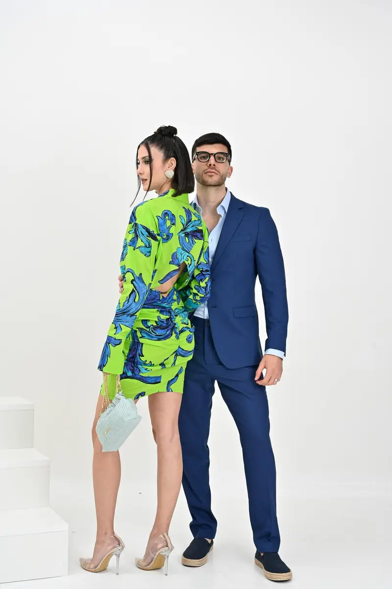 SELECTED HOMME Pantalone elegante blu da uomo miniatura 3