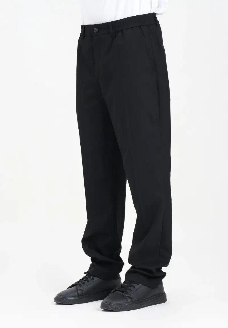 Pantalone elegante nero da uomo