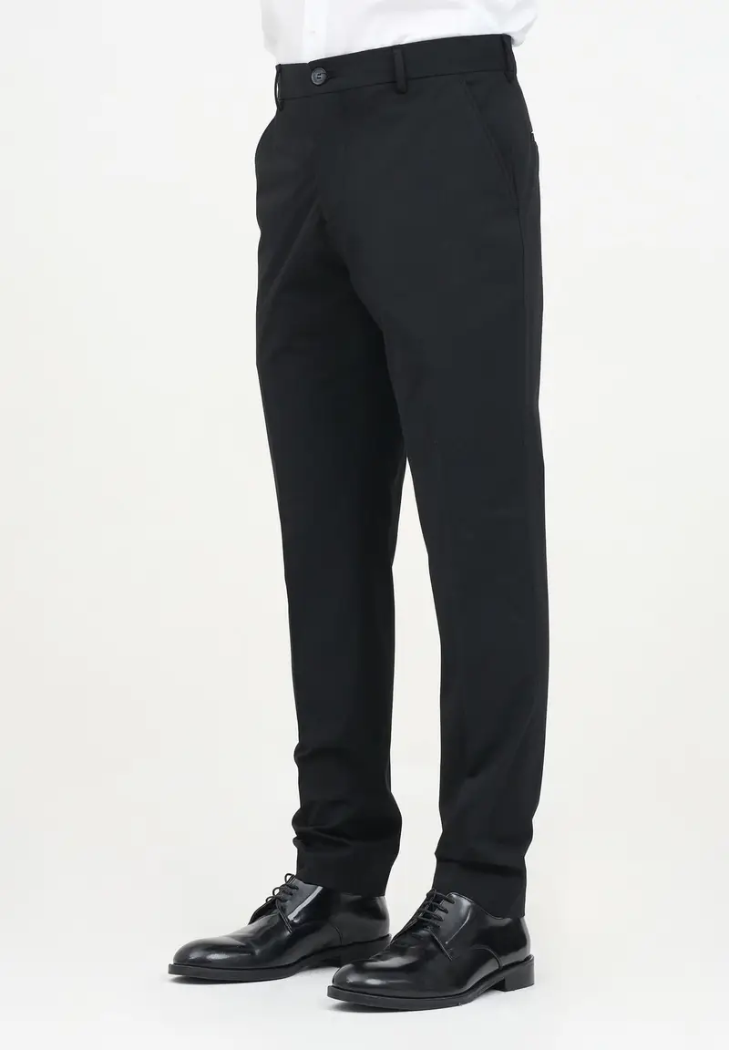 SELECTED HOMME Pantaloni eleganti neri da uomo