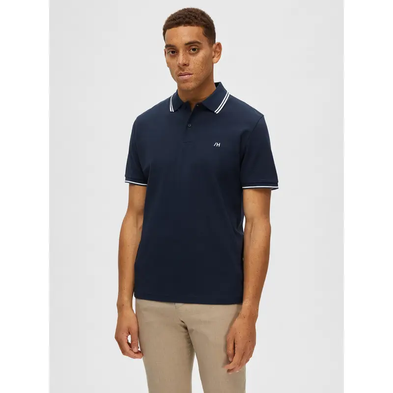 Selected Homme Polo Blu 3201467