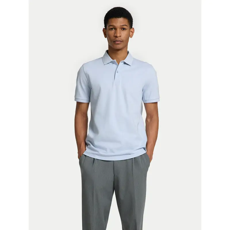 Selected Homme Polo Azzurro 4164775