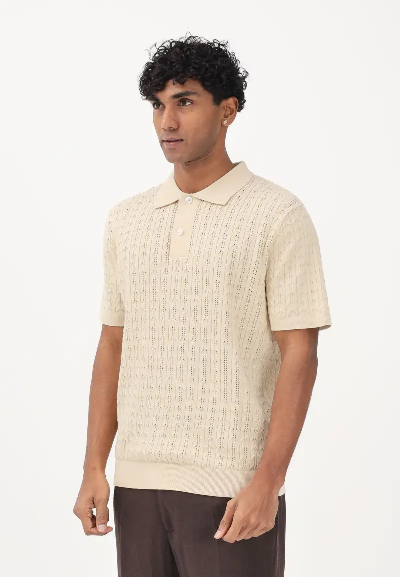 Selected Homme Polo Uomo Beige 4245981