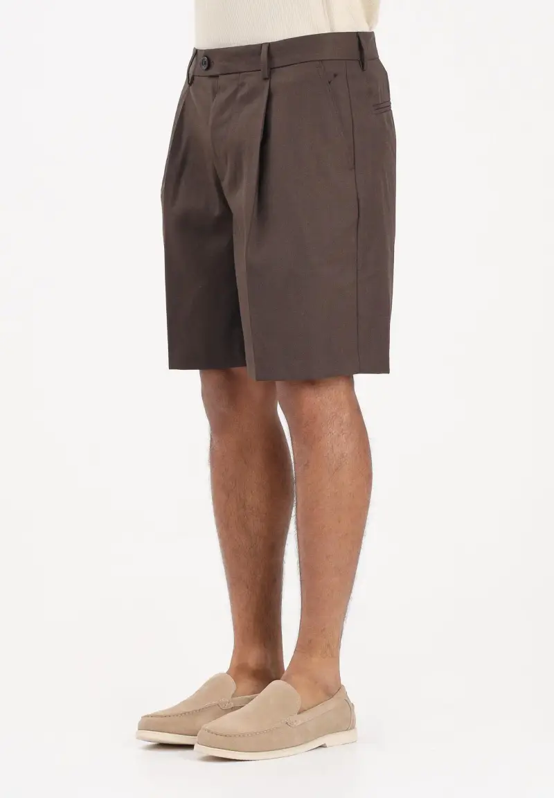 Shorts marrone da uomo