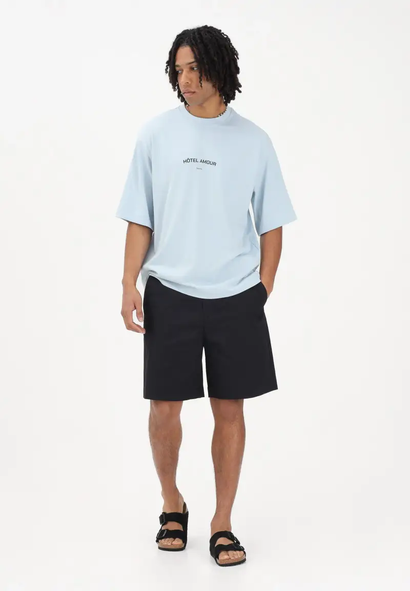 Shorts nero da uomo miniatura 2