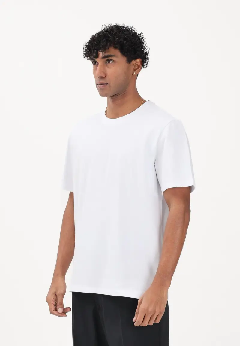 T-shirt a manica corta bianca da uomo