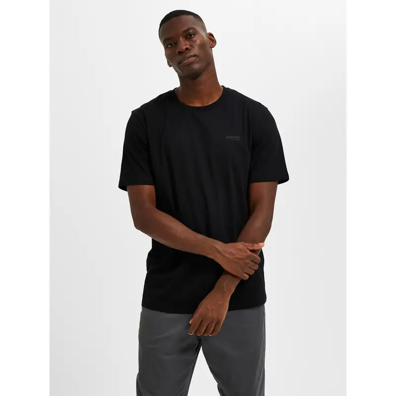 Selected Homme T-shirt Nero 4205643