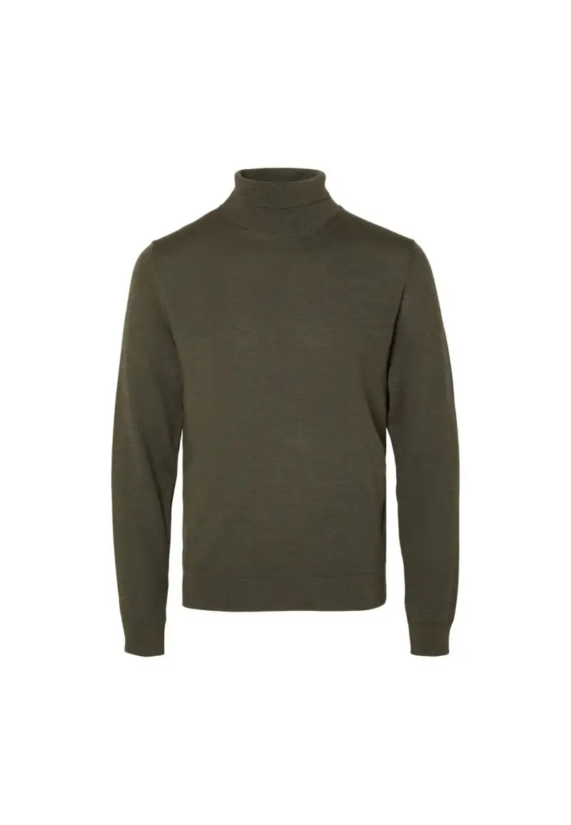 Maglione lupetto Forest Night - S / Verde