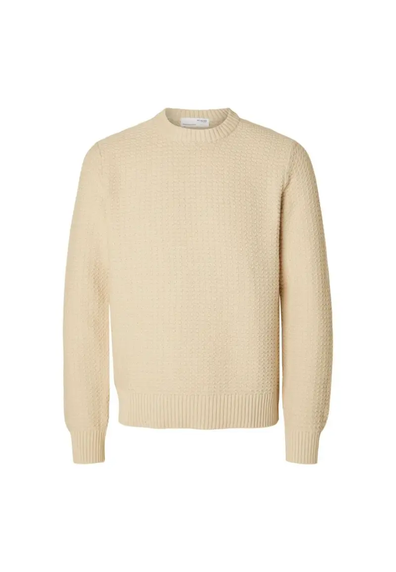Maglione Structure beige - S / Beige