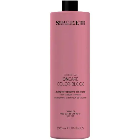 On Care Color Block - shampoo stabilizzante il colore dei capelli tinti, 1000 ml