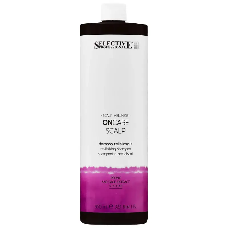 Shampoo rivitalizzante per il cuoio capelluto Selective OnCare 950 ml