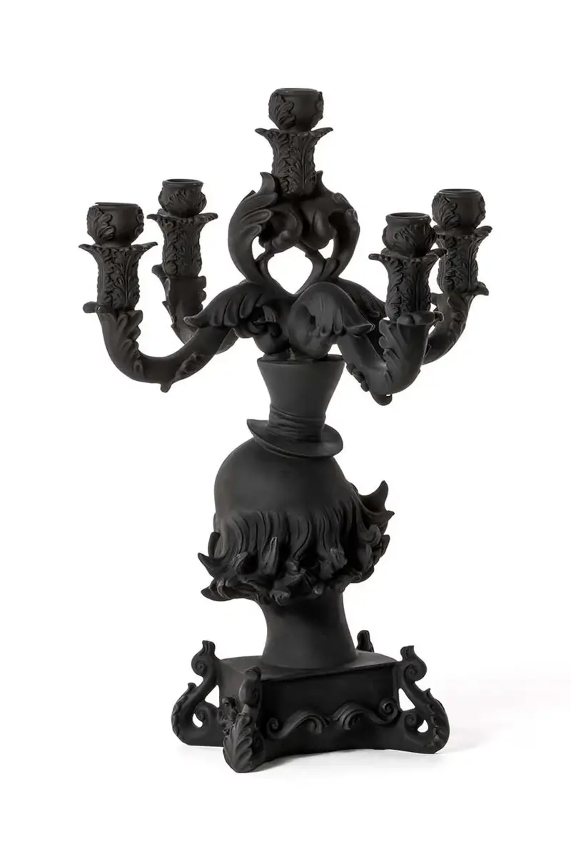 candeliere decorativo Burlesque Nero miniatura 5