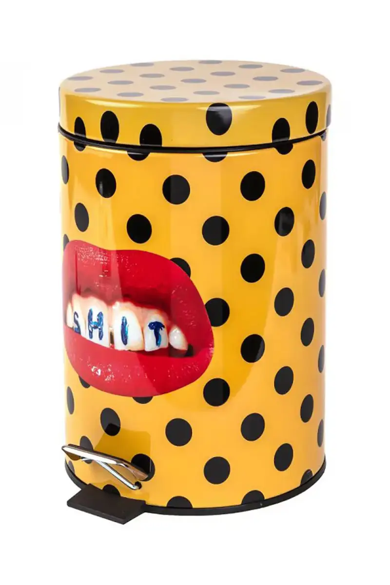 cestino dei rifiuti Toiletpaper 12 L Multicolore miniatura 2