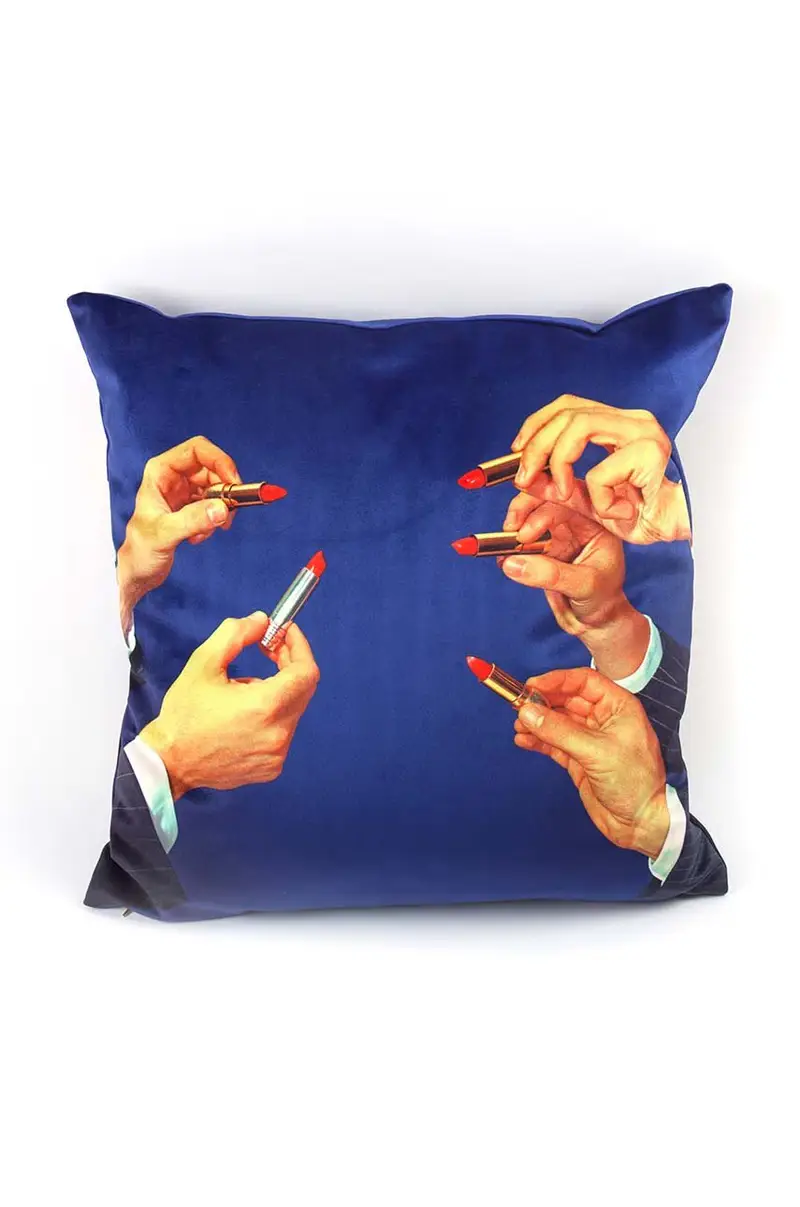 cuscino decorativo Lipsticks x Toiletpaper Multicolore