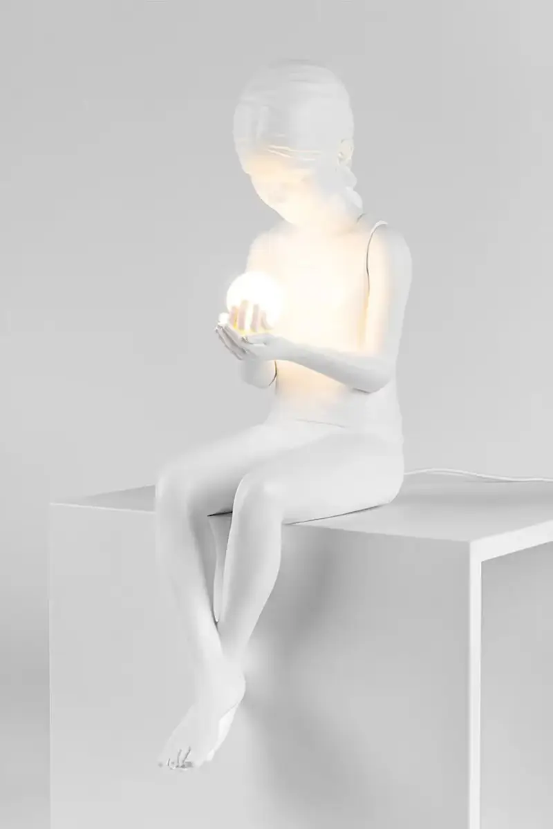 decorazione a led Inner Glow Girl Multicolore miniatura 3