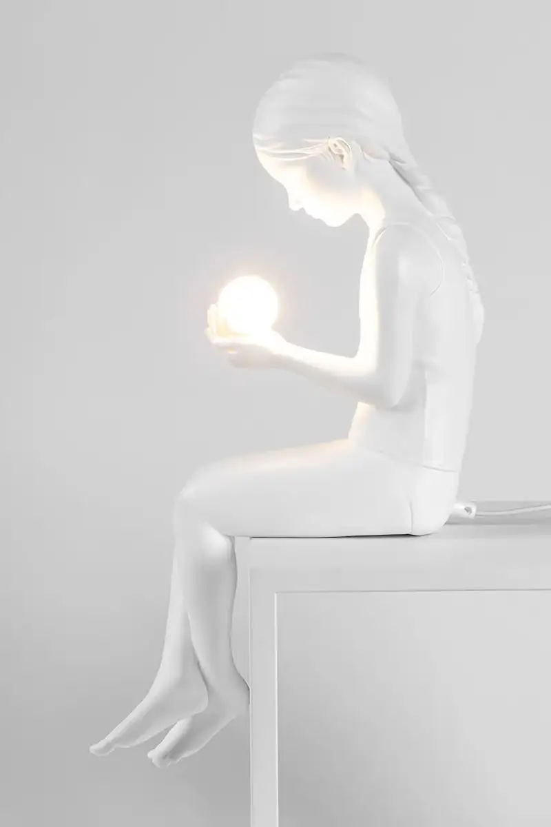 decorazione a led Inner Glow Girl Multicolore miniatura 4