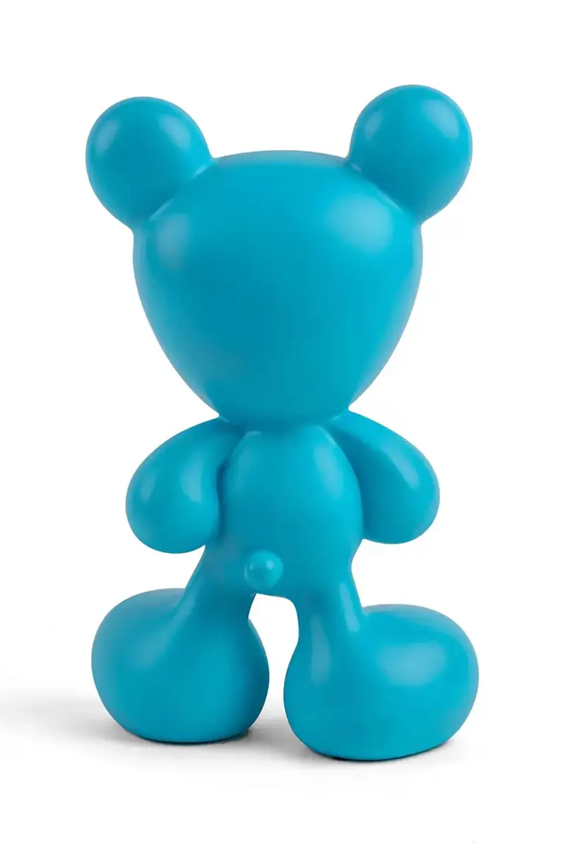 figurina decorativa Blue Bear colore blu miniatura 2