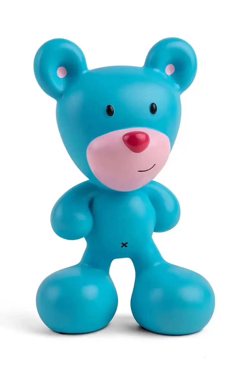 figurina decorativa Blue Bear colore blu