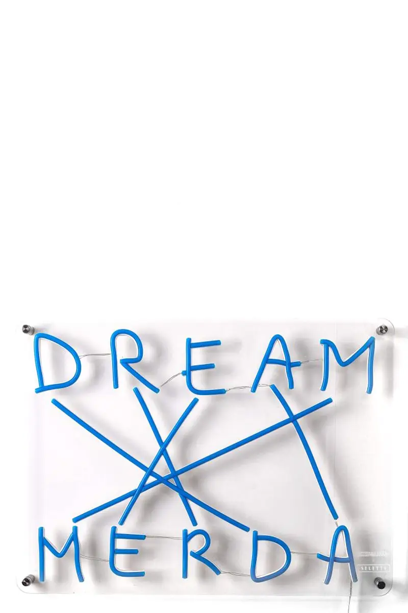 Lampada A Led 'Dream Merda' Azzurro