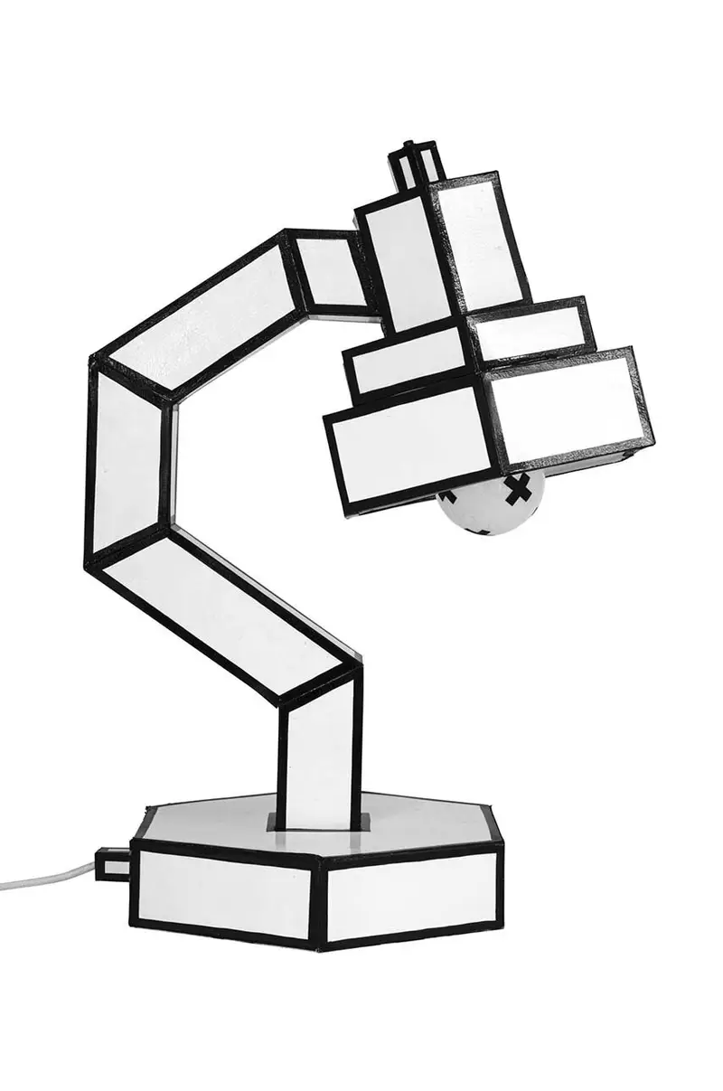 lampada da tavolo Cut&Paste Multicolore