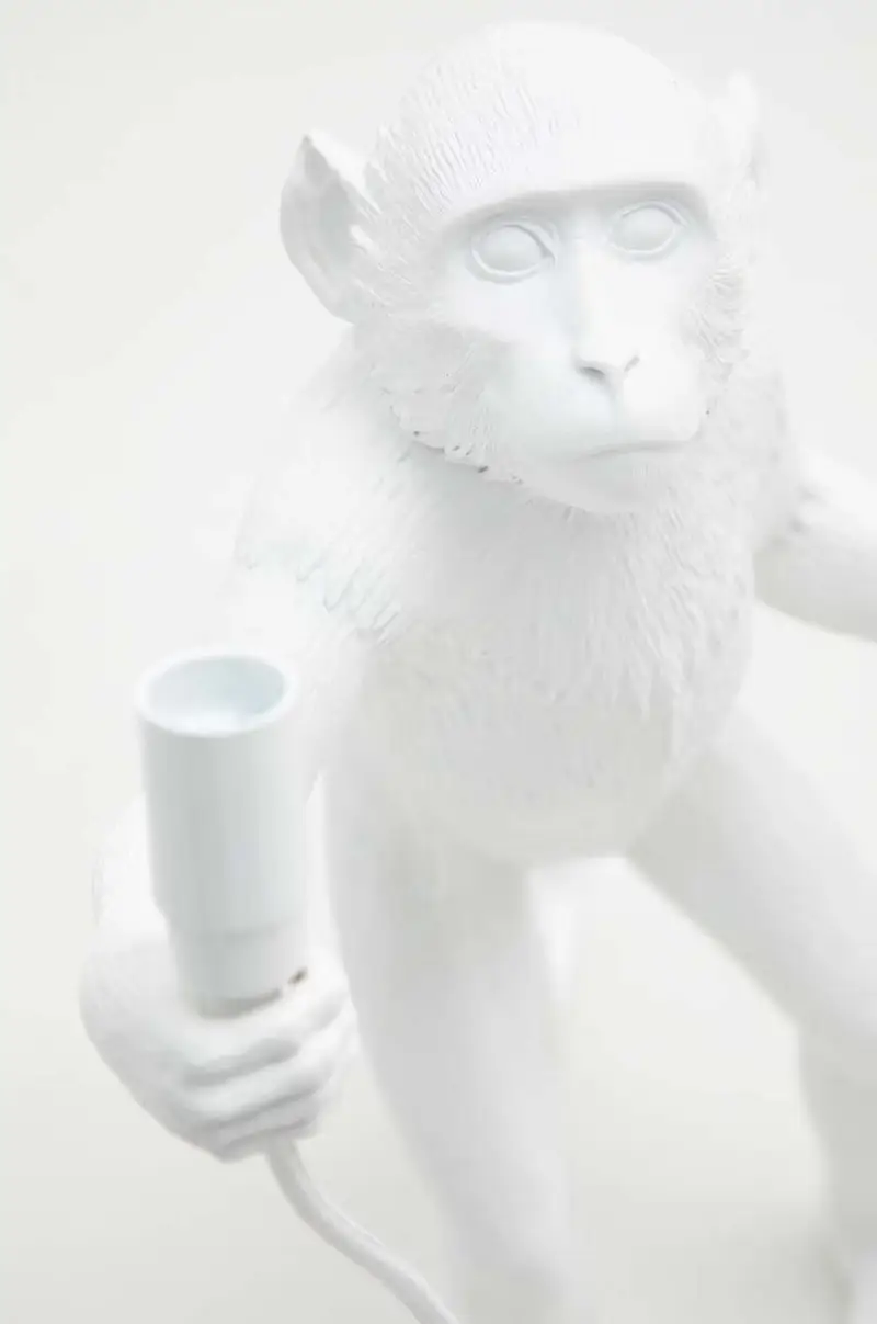 lampada da tavolo Monkey Lamp Standing Bianco miniatura 2