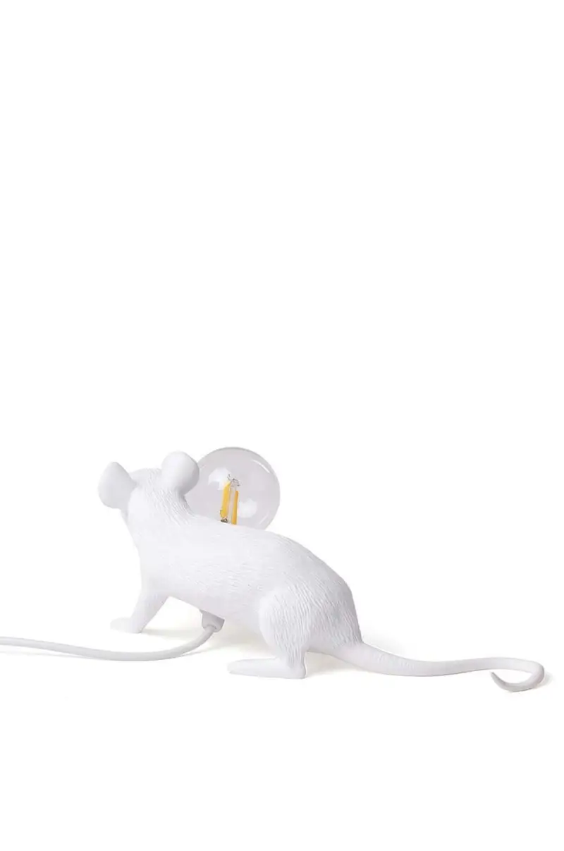 lampada da tavolo Mouse Lamp Lop Bianco miniatura 3
