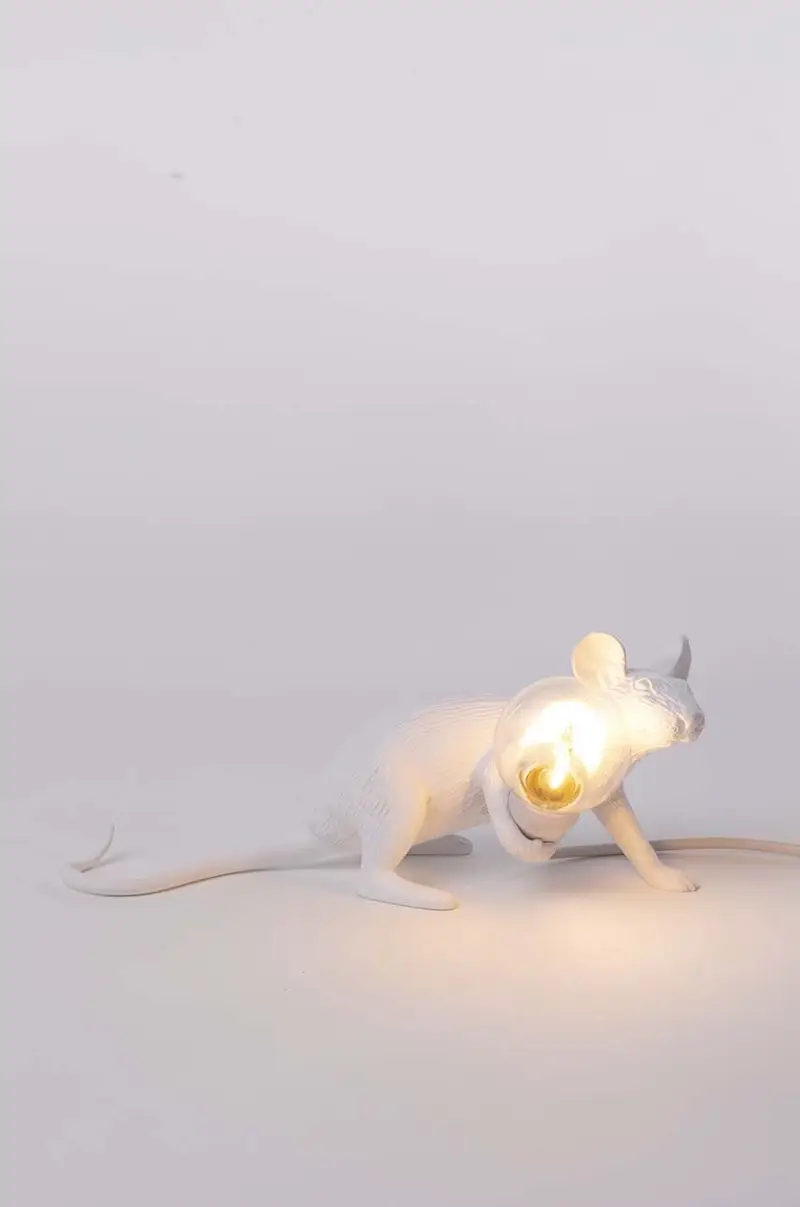 lampada da tavolo Mouse Lamp Lop Bianco miniatura 5