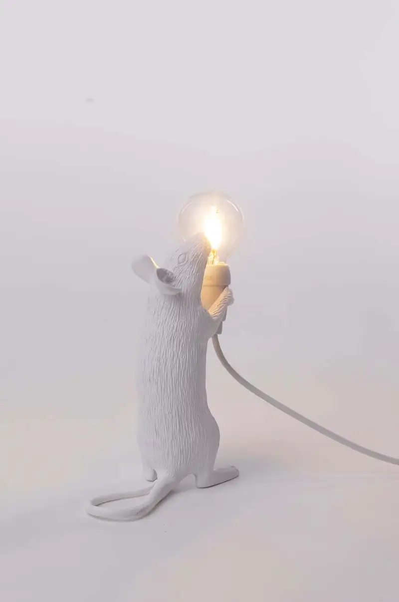lampada da tavolo Mouse Lamp Step Bianco miniatura 3