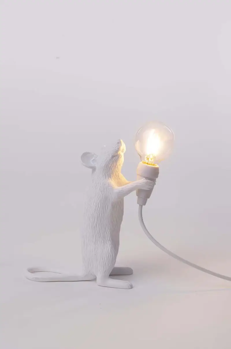lampada da tavolo Mouse Lamp Step Bianco miniatura 4