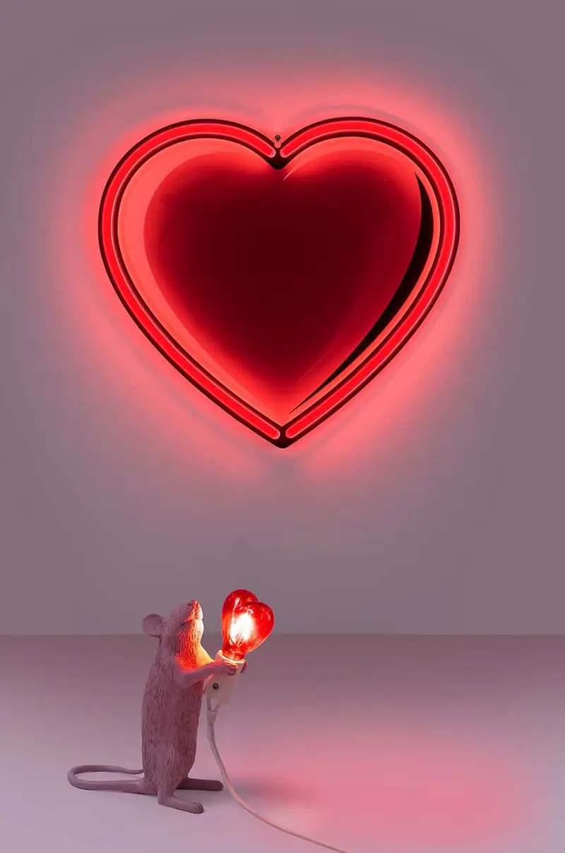 lampada da tavolo Mouse Lamp Step Rosa miniatura 5