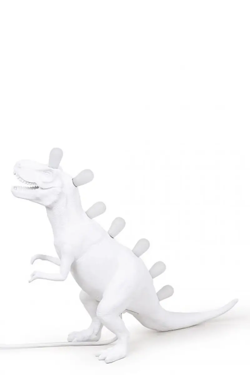 Lampada 'Jurassic Lamp T-Rex' Bianco