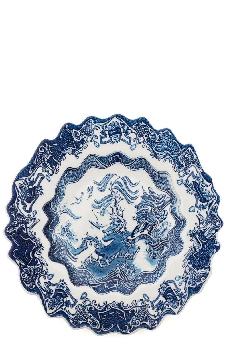 Piatto Da Dessert 'Willow Wave' ⌀ 21 Cm Multi