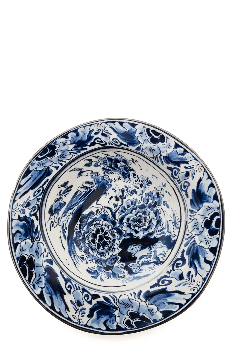 Piatto Fondo 'Flower Bird' ⌀ 25,3 Cm Multi