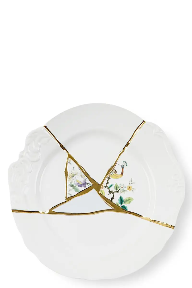 Piatto Piano 'Kintsugi' ⌀ 27,5 Cm Multi