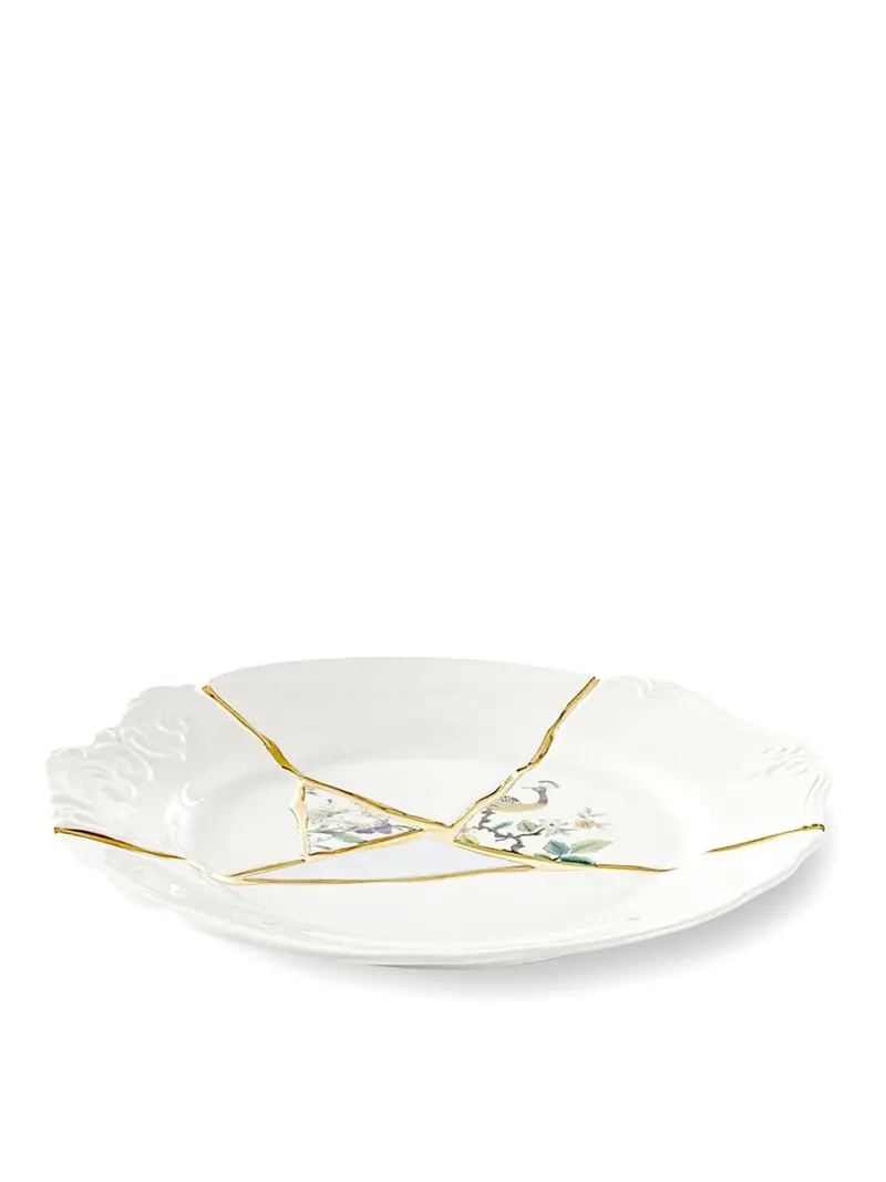 Piatto Piano Kintsugi 275 Cm Multicolore