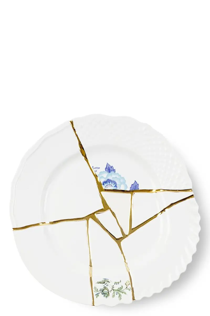 Piatto Piano 'Kintsugi' Multi