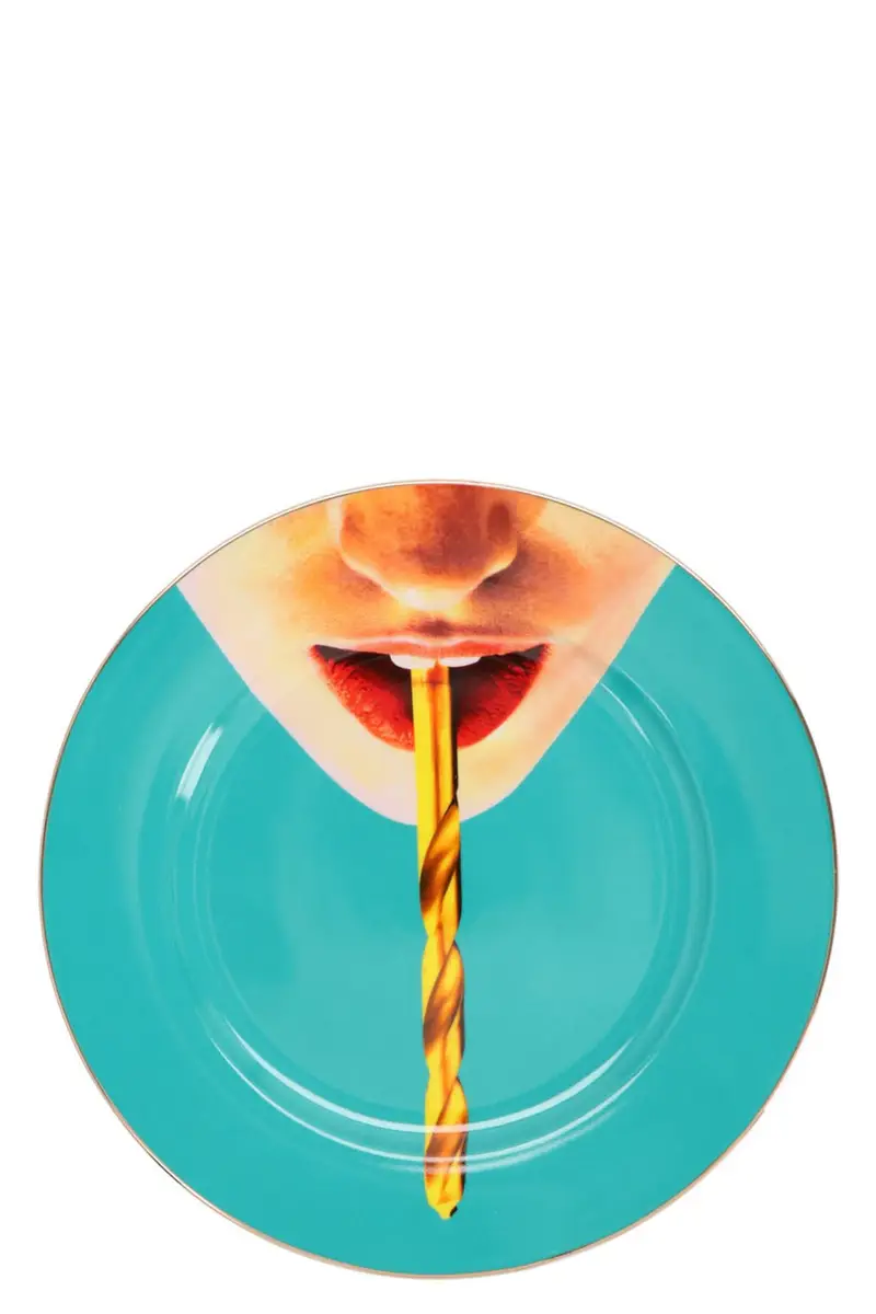 Piatto Piano Trapano ⌀ 27 Cm Azzurro