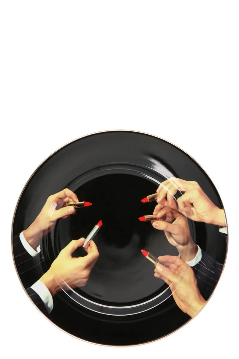 Piatto Rossetti ⌀ 27 Cm Nero