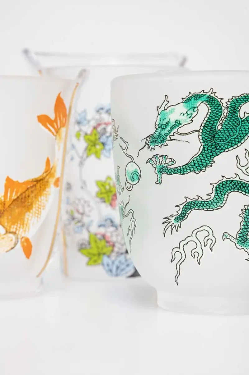 set bicchieri Hybrid-Aglaura pacco da 3 Multicolore miniatura 5