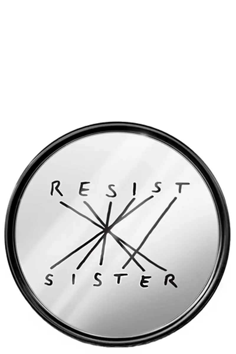 Specchio 'Connection Resist Sister' Nero