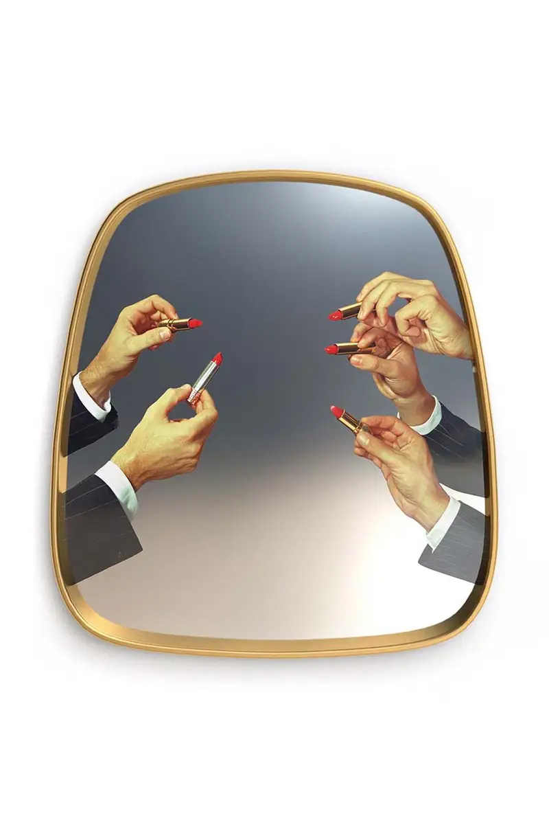 specchio da parete Lipsticks Multicolore