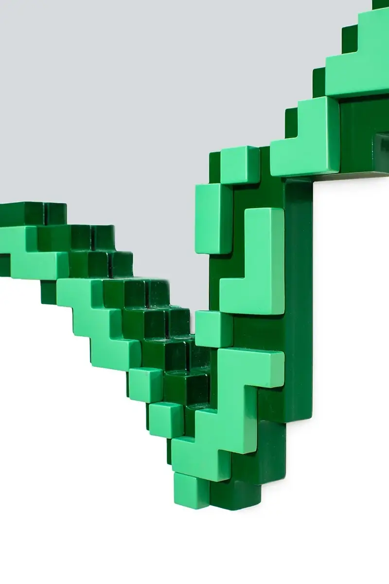 specchio da parete Pixel 62 x 70 x 3, 8 cm colore verde miniatura 4