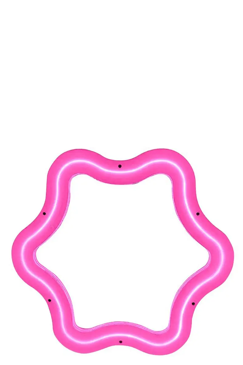 Specchio 'Supercurve Mirror Tiny Flower' Rosa