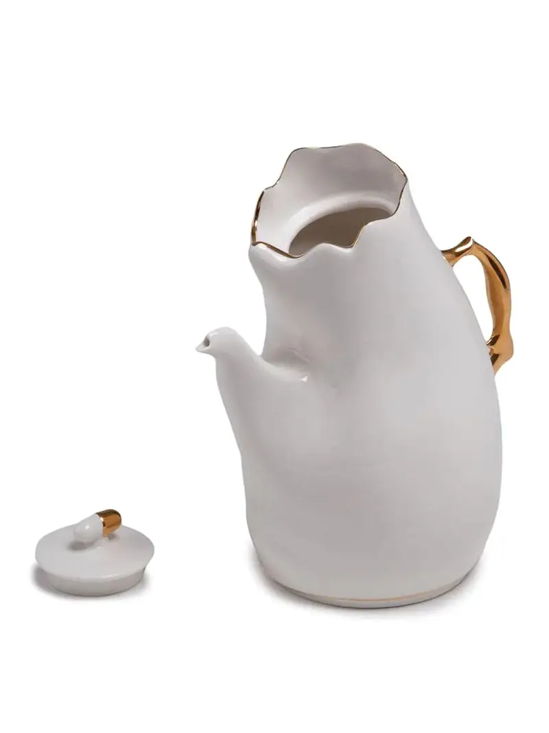 Teiera in porcellana Bianco