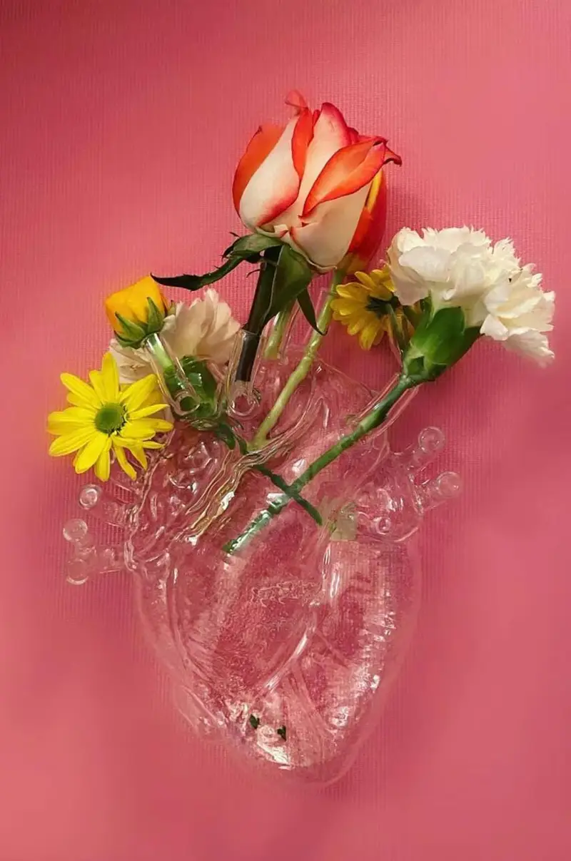 vaso decorativo Love in Bloom Transparente miniatura 5