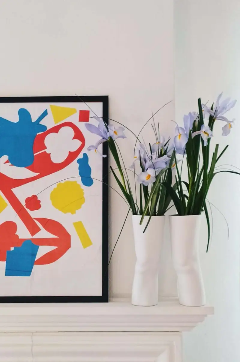 vaso decorativo pacco da 2 Bianco miniatura 4