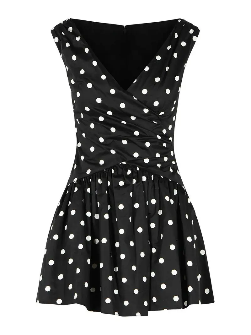 Abito in cotone nero