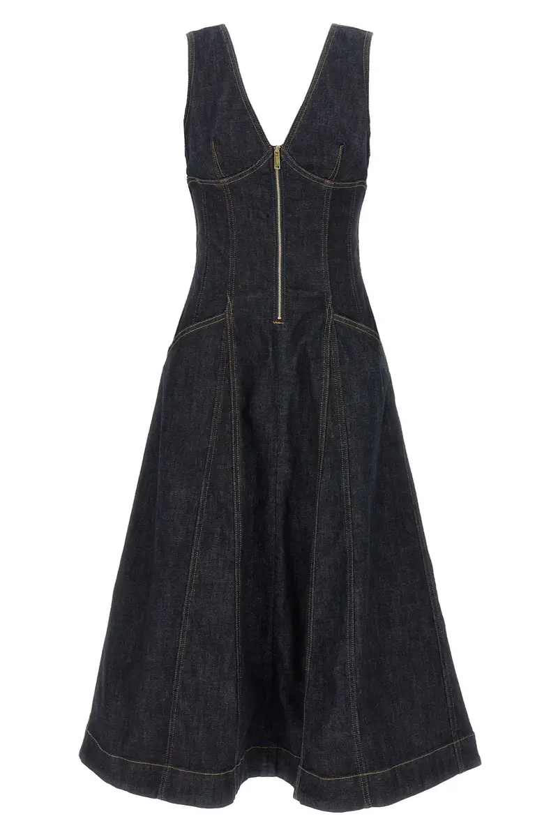 Abito 'Indigo Denim Midi' Blu