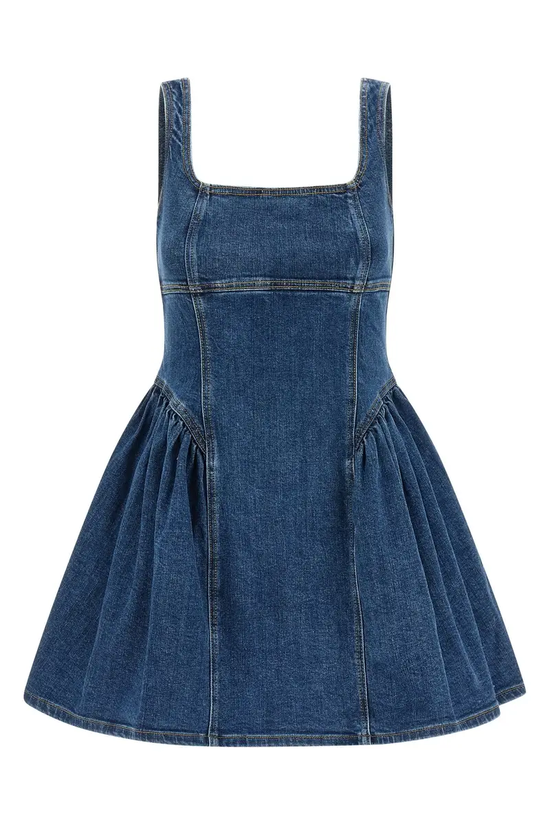 Abito Mini Denim Blu